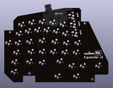 Load image into Gallery viewer, ErgoStrafer PCB