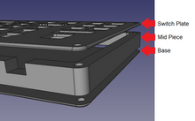 Load image into Gallery viewer, EVO70 R2 - 70% Keyboard Kit with Encoder and Display