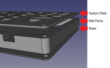 Load image into Gallery viewer, EVO70 R2 - 70% Keyboard Kit with Encoder and Display
