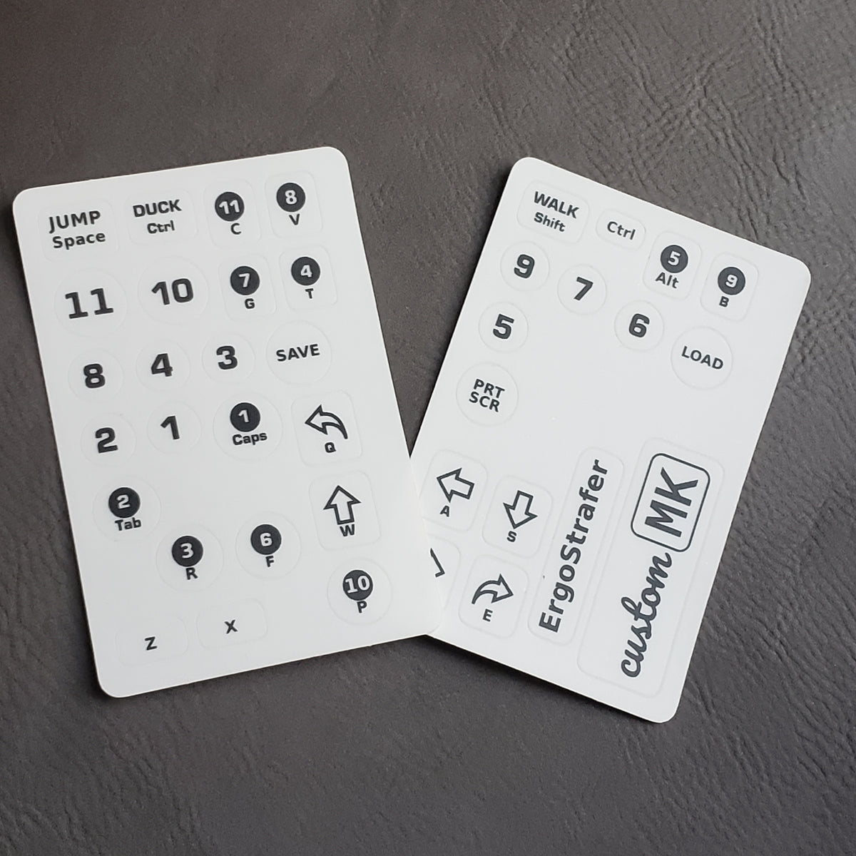Keycap Stickers for ErgoStrafer – customMK