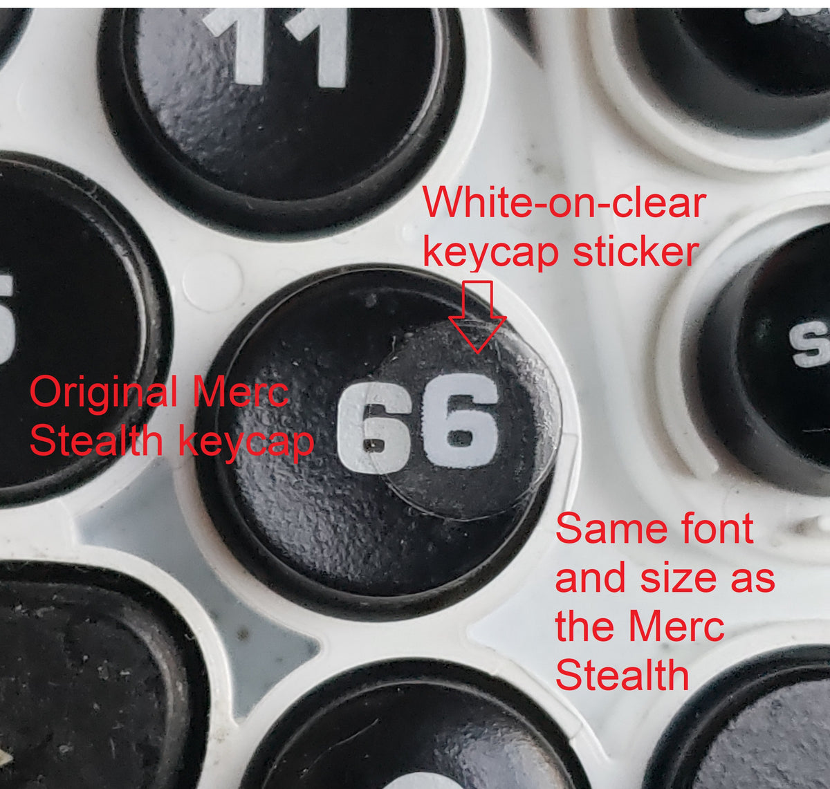Keycap Stickers for ErgoStrafer – customMK